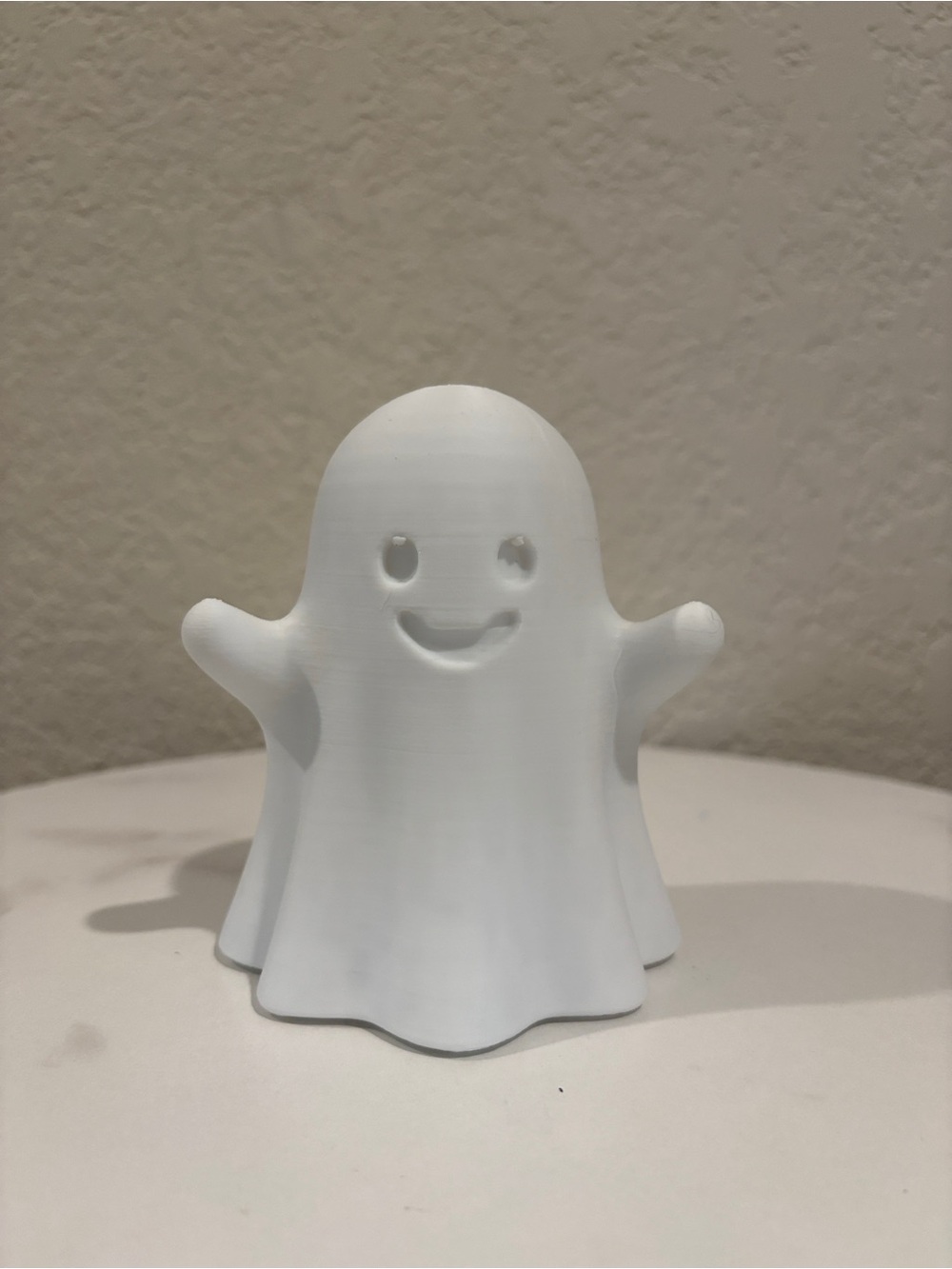 White Ghost Figurine Decorative Accent 3D NWOT